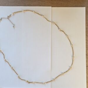 Gold and Pearl Women's Necklace